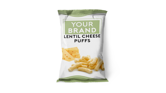 Lentil cheese puffs