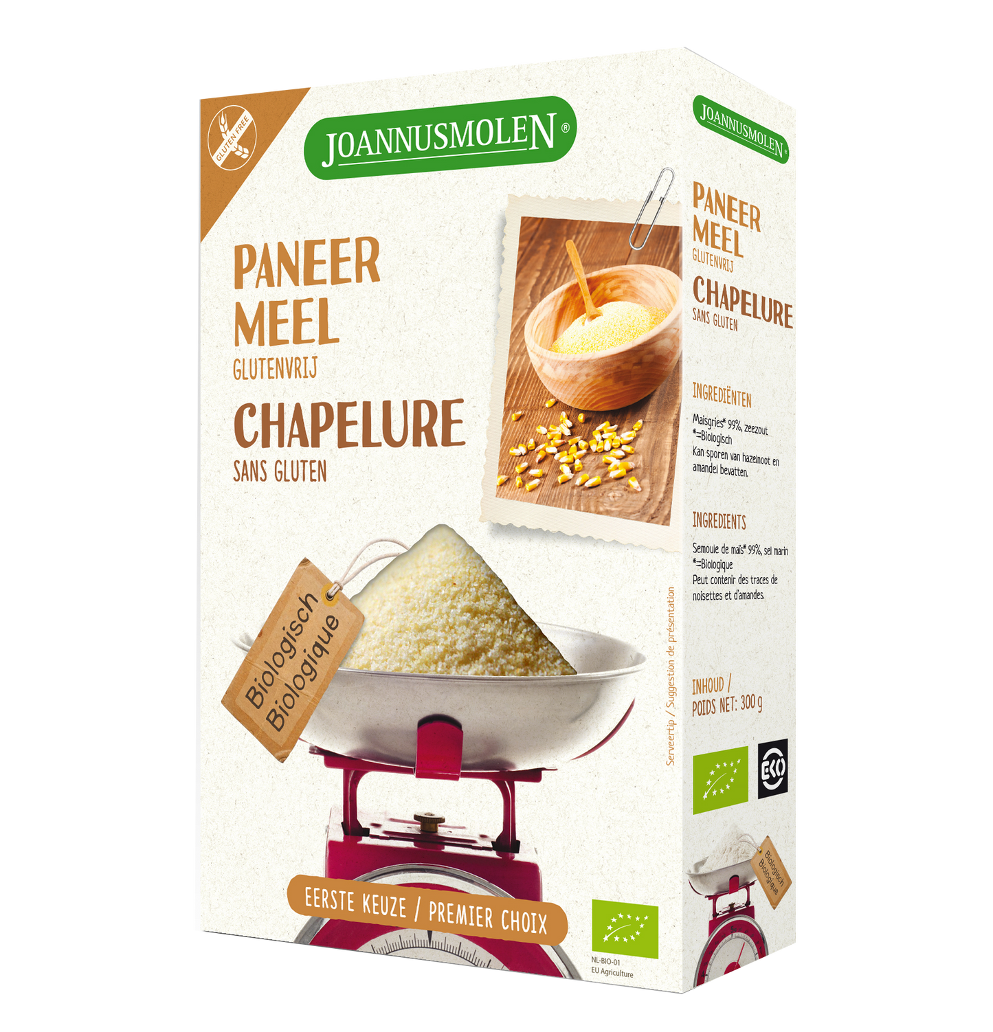 Paneermeel glutenvrij